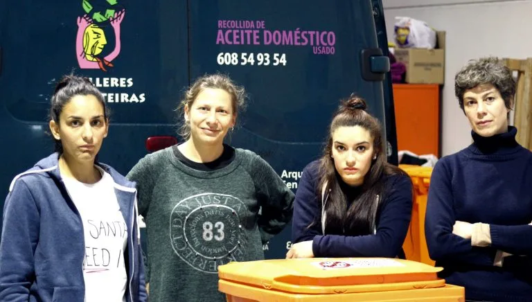 Reportaxe de Beti Vázquez sobre a cooperativa Mulleres Colleiteiras na Coruña.
