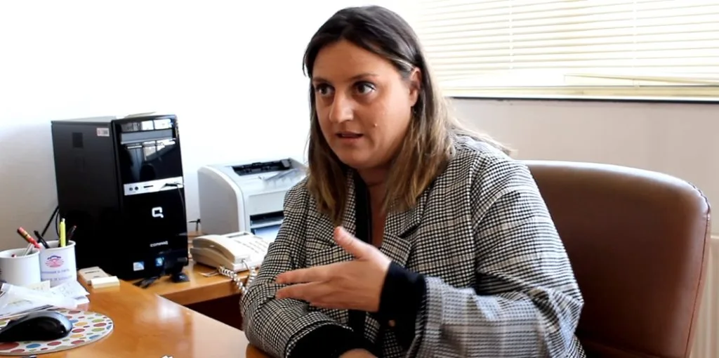 Montserrat Golías, doutora en Socioloxía e profesora na Facultade de Socioloxía da UDC e membro do ESOMI.