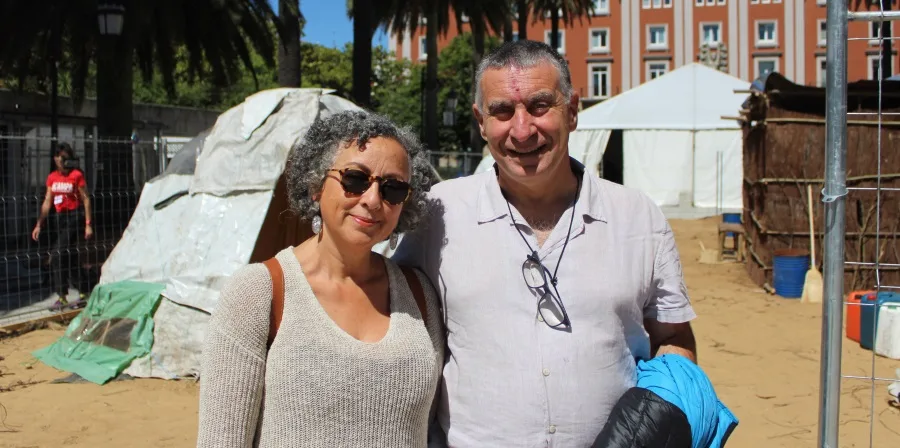 Simone Portugal e Marcos Sorrentino, conferenciantes en Acampa.