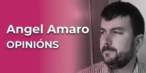 Ángel Amaro. Membro da Comisión de Sexodiversidade da asociación cultural A Galleira.