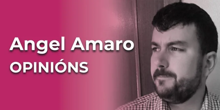 Ángel Amaro. Membro da Comisión de Sexodiversidade da asociación cultural A Galleira.